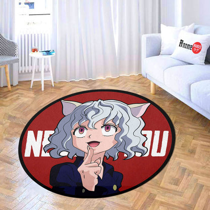 Neferpitou Shaped Rug Custom Anime Hunter x Hunter Mats For Bedroom Living Room Quality Carpets-Animerugs