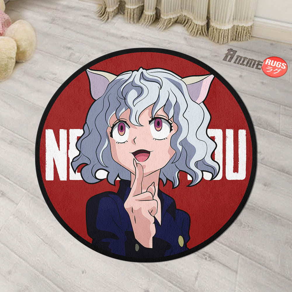 Neferpitou Shaped Rug Custom Anime Hunter x Hunter Mats For Bedroom Living Room Quality Carpets-Animerugs