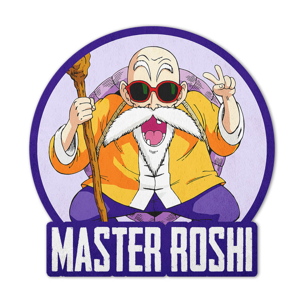 Master Roshi Shaped Rug Custom Anime Dragon Ball Mats For Bedroom Living Room Quality Carpets-Animerugs