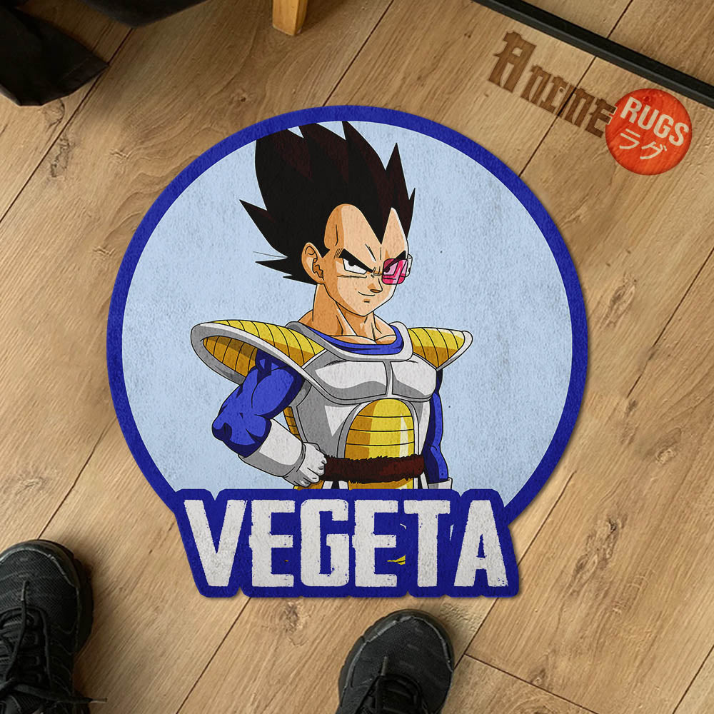 Vegeta Shaped Rug Custom Anime Dragon Ball Mats For Bedroom Living Room Quality Carpets-Animerugs