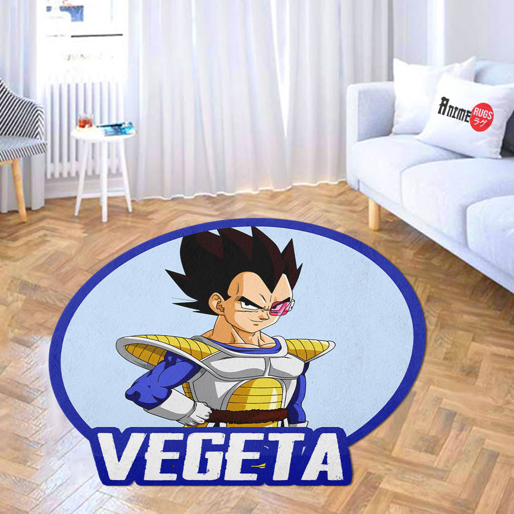 Vegeta Shaped Rug Custom Anime Dragon Ball Mats For Bedroom Living Room Quality Carpets-Animerugs