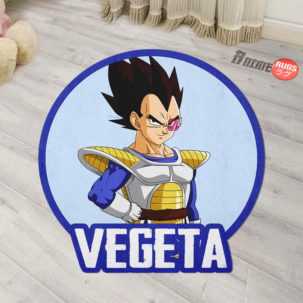 Vegeta Shaped Rug Custom Anime Dragon Ball Mats For Bedroom Living Room Quality Carpets-Animerugs