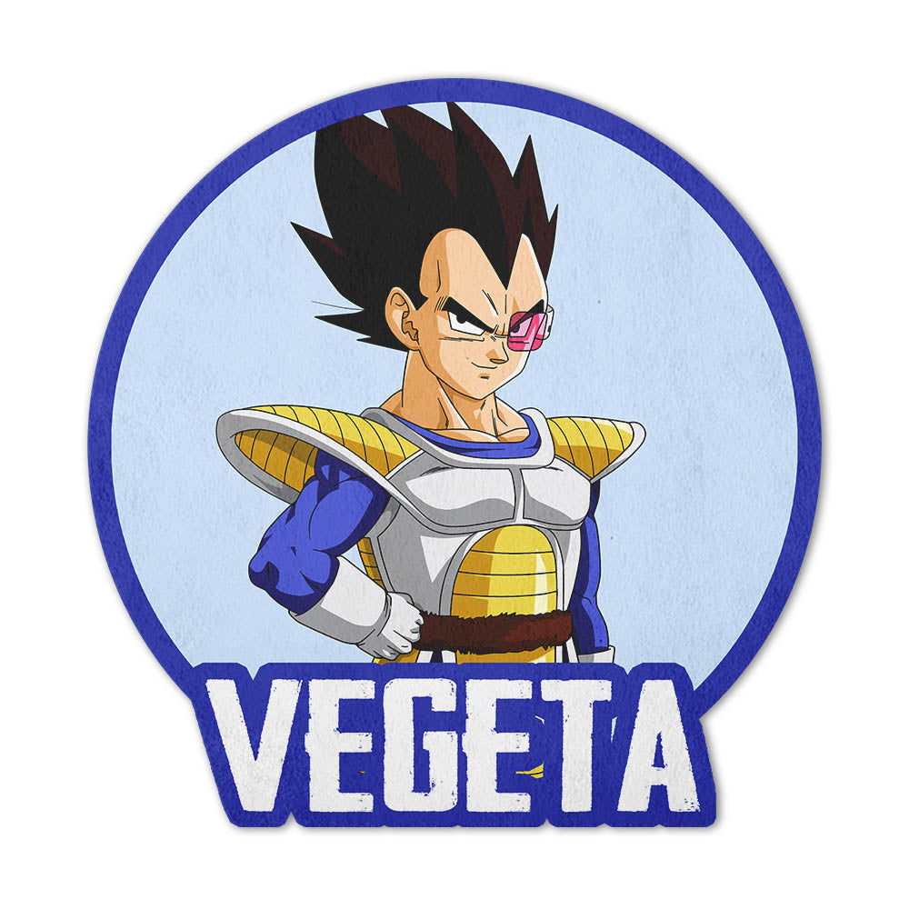 Vegeta Shaped Rug Custom Anime Dragon Ball Mats For Bedroom Living Room Quality Carpets-Animerugs
