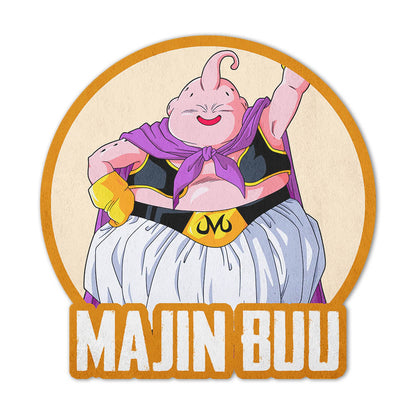 Majin Buu Shaped Rug Custom Anime Dragon Ball Mats For Bedroom Living Room Quality Carpets-Animerugs