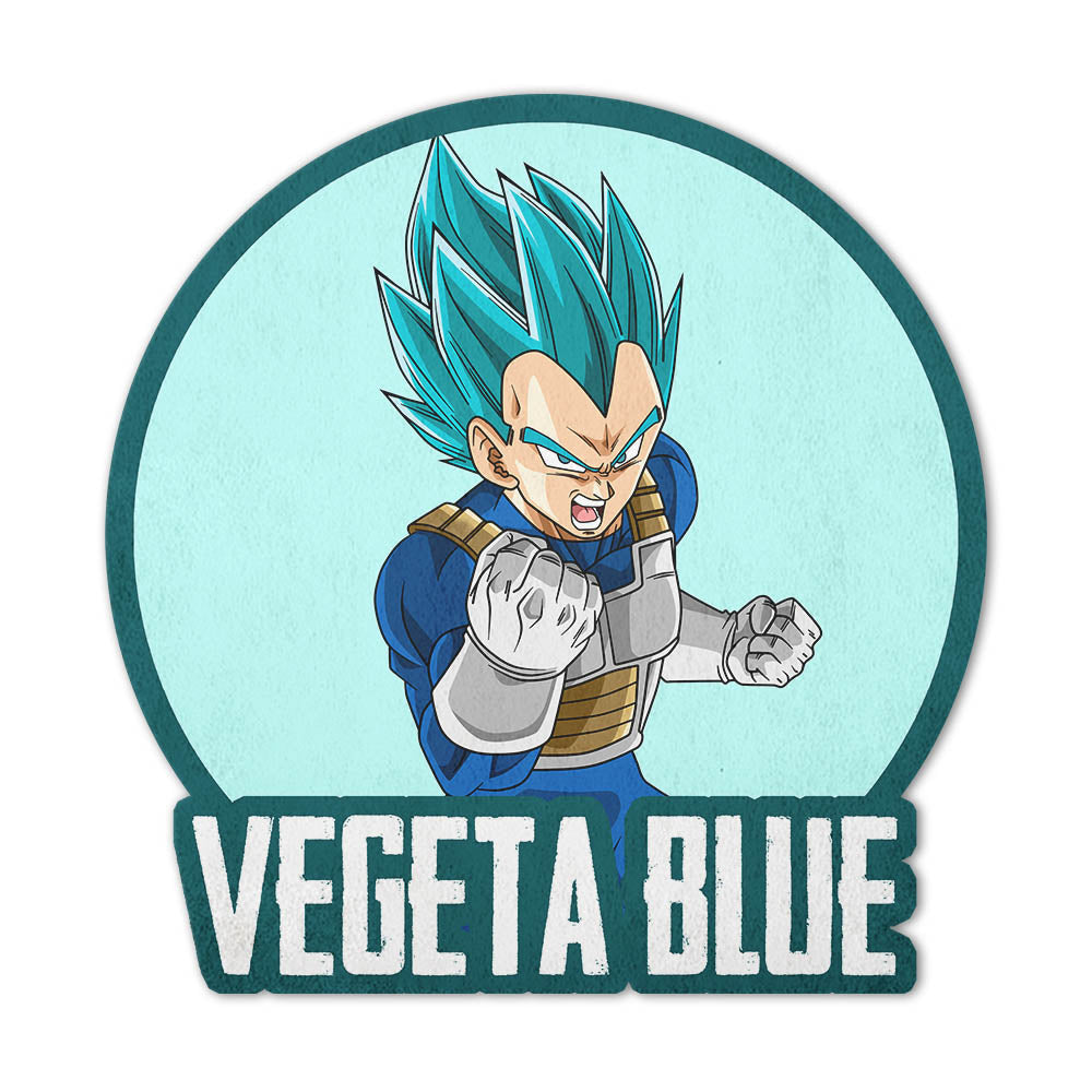 Vegeta Blue Shaped Rug Custom Anime Dragon Ball Mats For Bedroom Living Room Quality Carpets-Animerugs