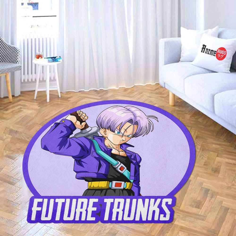 Future Trunks Shaped Rug Custom Anime Dragon Ball Mats For Bedroom Living Room Quality Carpets-Animerugs