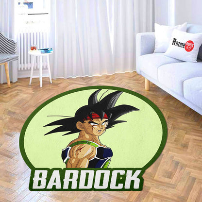 Bardock Shaped Rug Custom Anime Dragon Ball Mats For Bedroom Living Room Quality Carpets-Animerugs