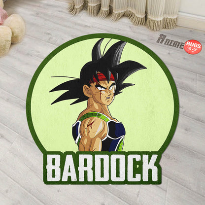 Bardock Shaped Rug Custom Anime Dragon Ball Mats For Bedroom Living Room Quality Carpets-Animerugs