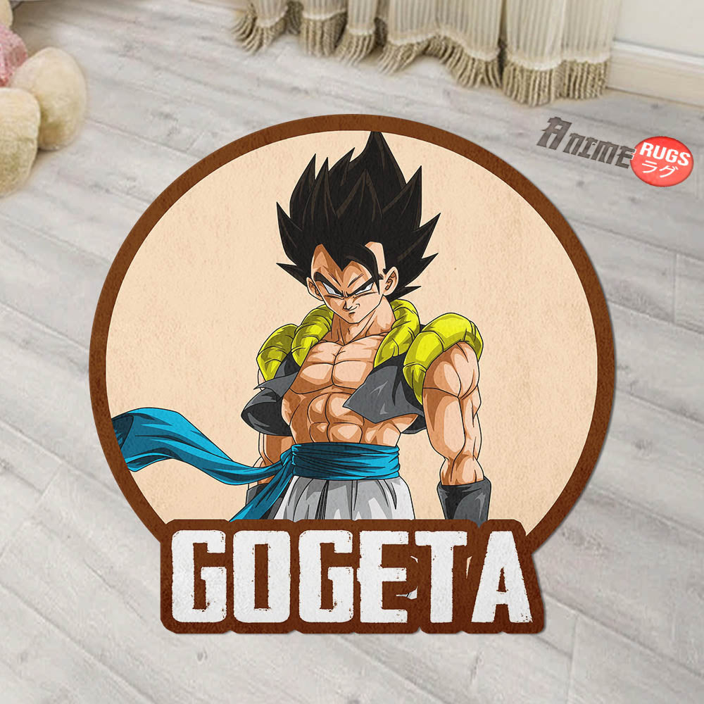 Gogeta Shaped Rug Custom Anime Dragon Ball Mats For Bedroom Living Room Quality Carpets-Animerugs