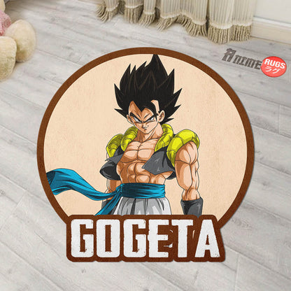 Gogeta Shaped Rug Custom Anime Dragon Ball Mats For Bedroom Living Room Quality Carpets-Animerugs