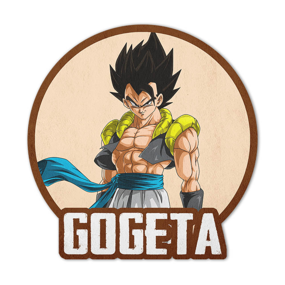 Gogeta Shaped Rug Custom Anime Dragon Ball Mats For Bedroom Living Room Quality Carpets-Animerugs