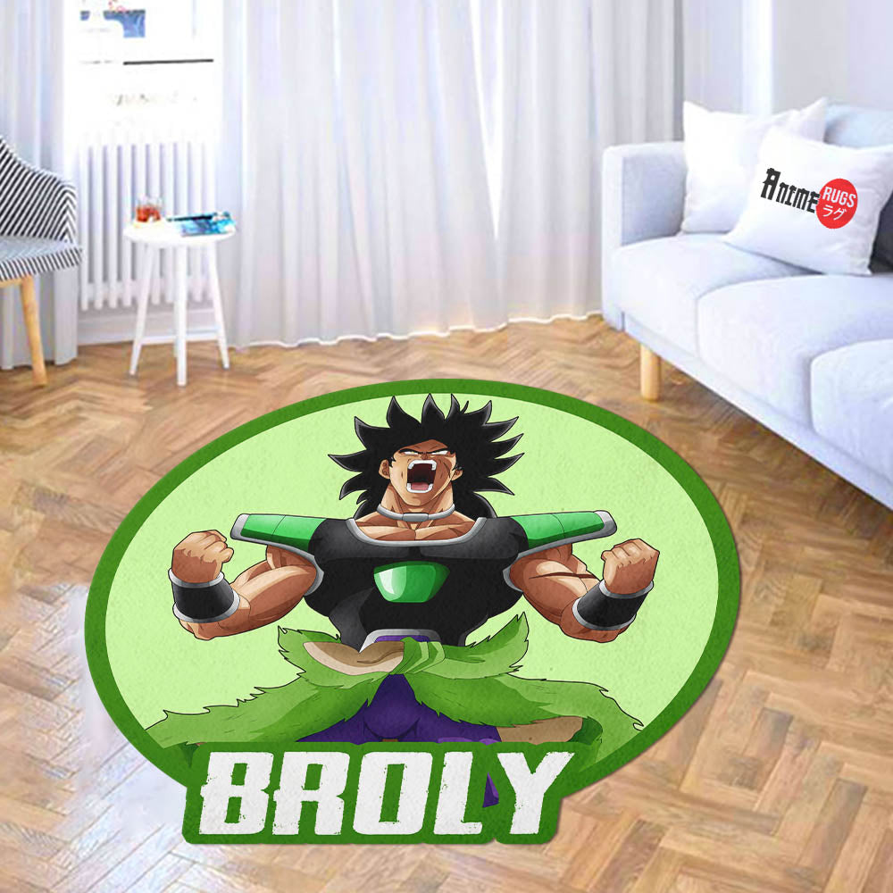 Broly Shaped Rug Custom Anime Dragon Ball Mats For Bedroom Living Room Quality Carpets-Animerugs