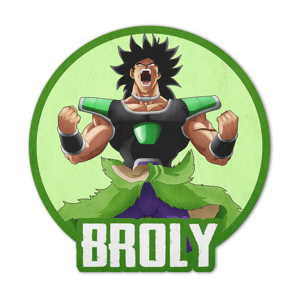 Broly Shaped Rug Custom Anime Dragon Ball Mats For Bedroom Living Room Quality Carpets-Animerugs