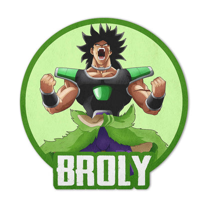 Broly Shaped Rug Custom Anime Dragon Ball Mats For Bedroom Living Room Quality Carpets-Animerugs