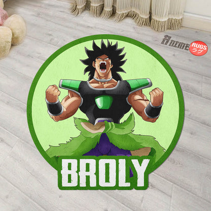 Broly Shaped Rug Custom Anime Dragon Ball Mats For Bedroom Living Room Quality Carpets-Animerugs