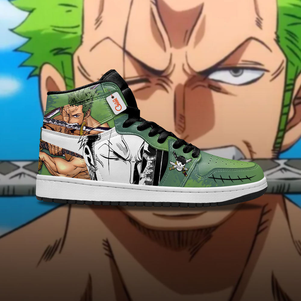 Luffy and Zoro J1-Sneakers Custom Shoes Gearanime.com