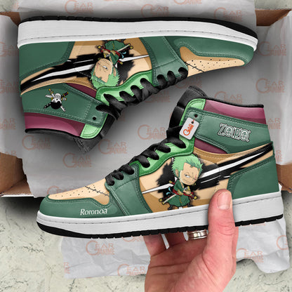 Roronoa Zoro Shoes J1-Sneakers Personalized Gearanime.com