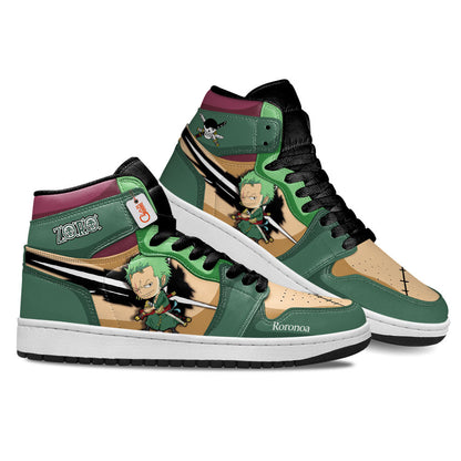 Roronoa Zoro Shoes J1-Sneakers Personalized Gearanime.com