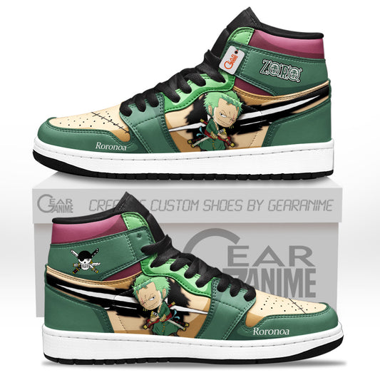Roronoa Zoro Shoes J1-Sneakers Personalized Gearanime.com