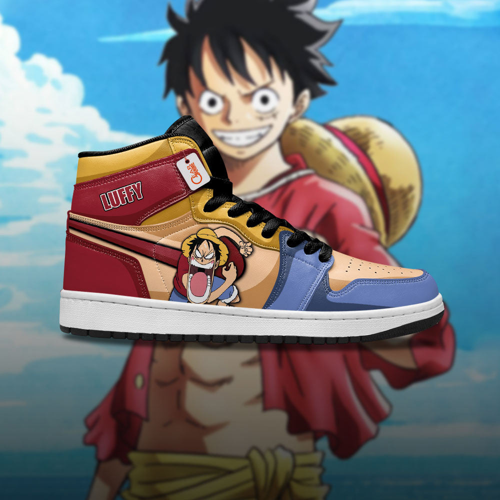 Luffy J1-Sneakers Shoes Personalized Collection Gearanime.com