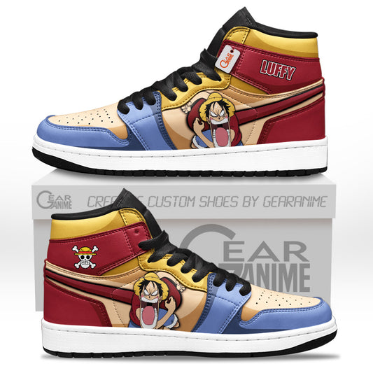 Luffy J1-Sneakers Shoes Personalized Collection Gearanime.com